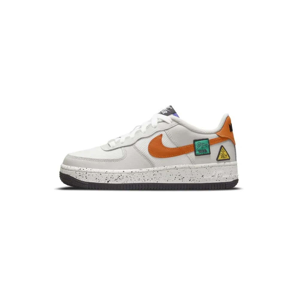 Nike Air Force 1 Low Light Bone Sail Starfish Orange (GS) (DO4657-081)