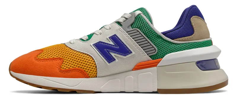 New Balance 997S Multi Orange/Mustard-Green-Blue (MS997JHX)