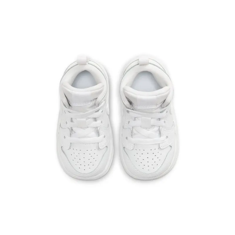 Jordan 1 Mid Triple White (TD) White/White/White (640735-126)