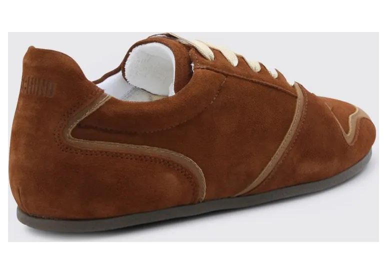 Moschino Suede Sneakers Rust (MB15021G0OGFC20A) (2)
