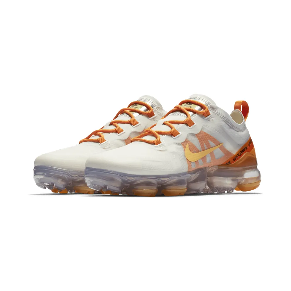 Nike Air VaporMax 2019 White Orange Peel (W) Summit White/Topaz Gold-Orange Peel (AR6632-102)
