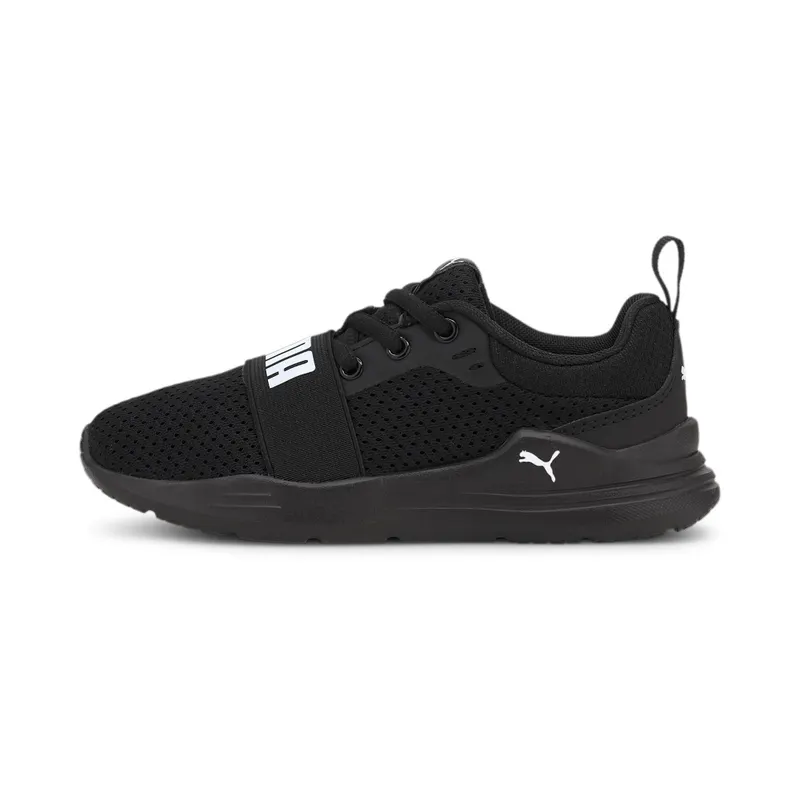 PUMA Wired Run Kids’ Black/White (374216-01)