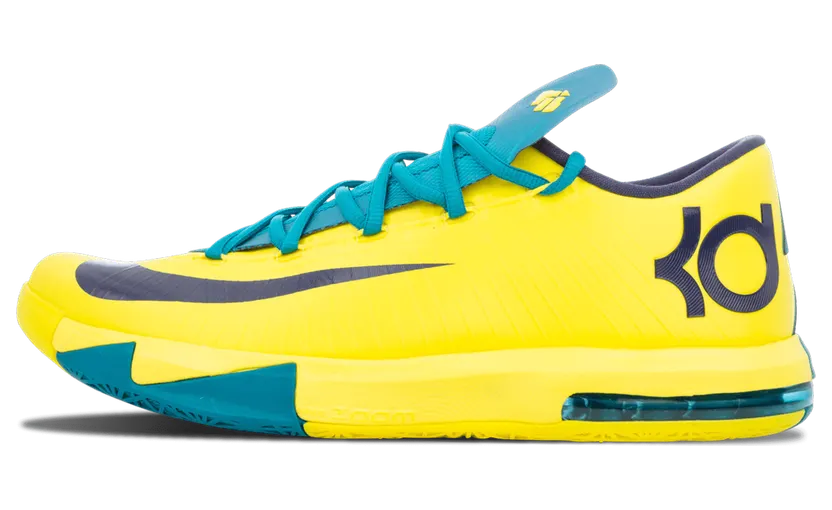 Nike KD VI Sonic Yellow Teal Navy (599424-700)