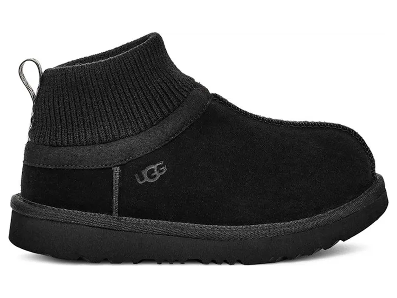 UGG Classic Ultra Stretch Cuff Slipper Black (1157702T-BLK)