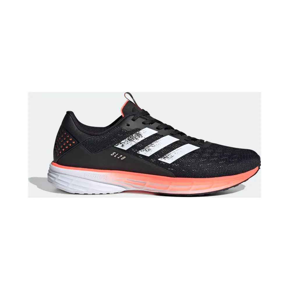 adidas SL20 Schuh Core Black / Cloud White / Signal Coral (EG1144)