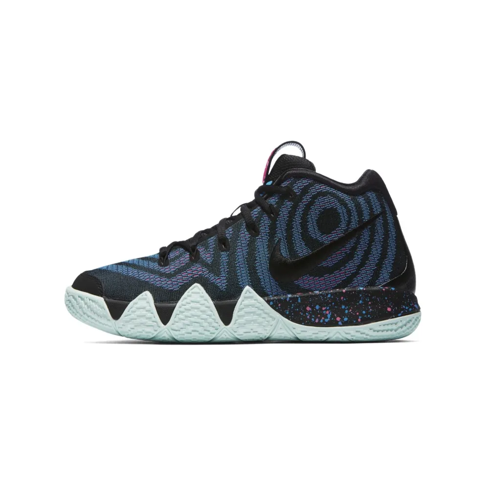 Nike Kyrie 4 80s Decades Pack (GS) Black/Black-Laser Fuchsia (AA2897-007)
