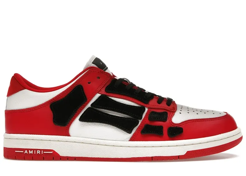 AMIRI Skel Top Low White Red White (AW22MFS003-610)