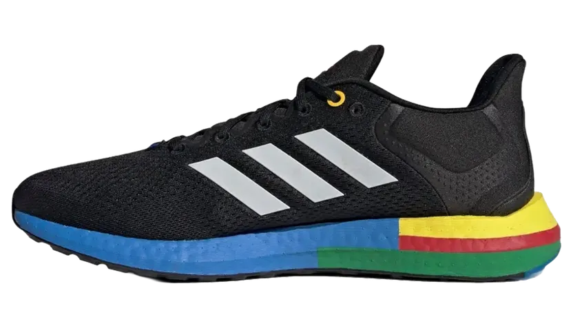 adidas Pureboost 21 Black Blue Green Yellow Red (GY5103)
