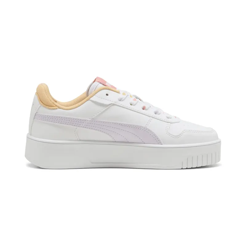 Puma Carina Street Lacey “Puma White / Lilac Frost / Almost Apricot” (400884_02)