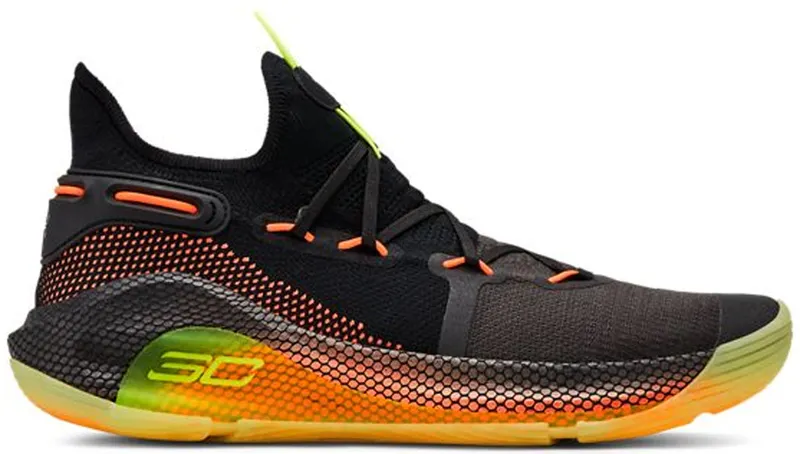 Under Armour Curry 6 Fox Theatre (GS) Black/High Vis Yellow (3020415-004)
