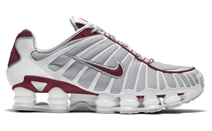 Nike Shox TL Neutral Grey Team Red