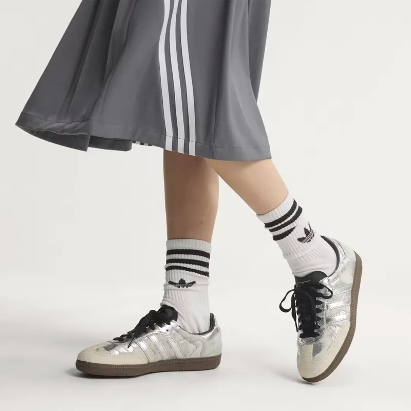 Adidas SAMBA OG Cream White / Silver Metallic / Core Black “Pony Hair” (KJ2314)
