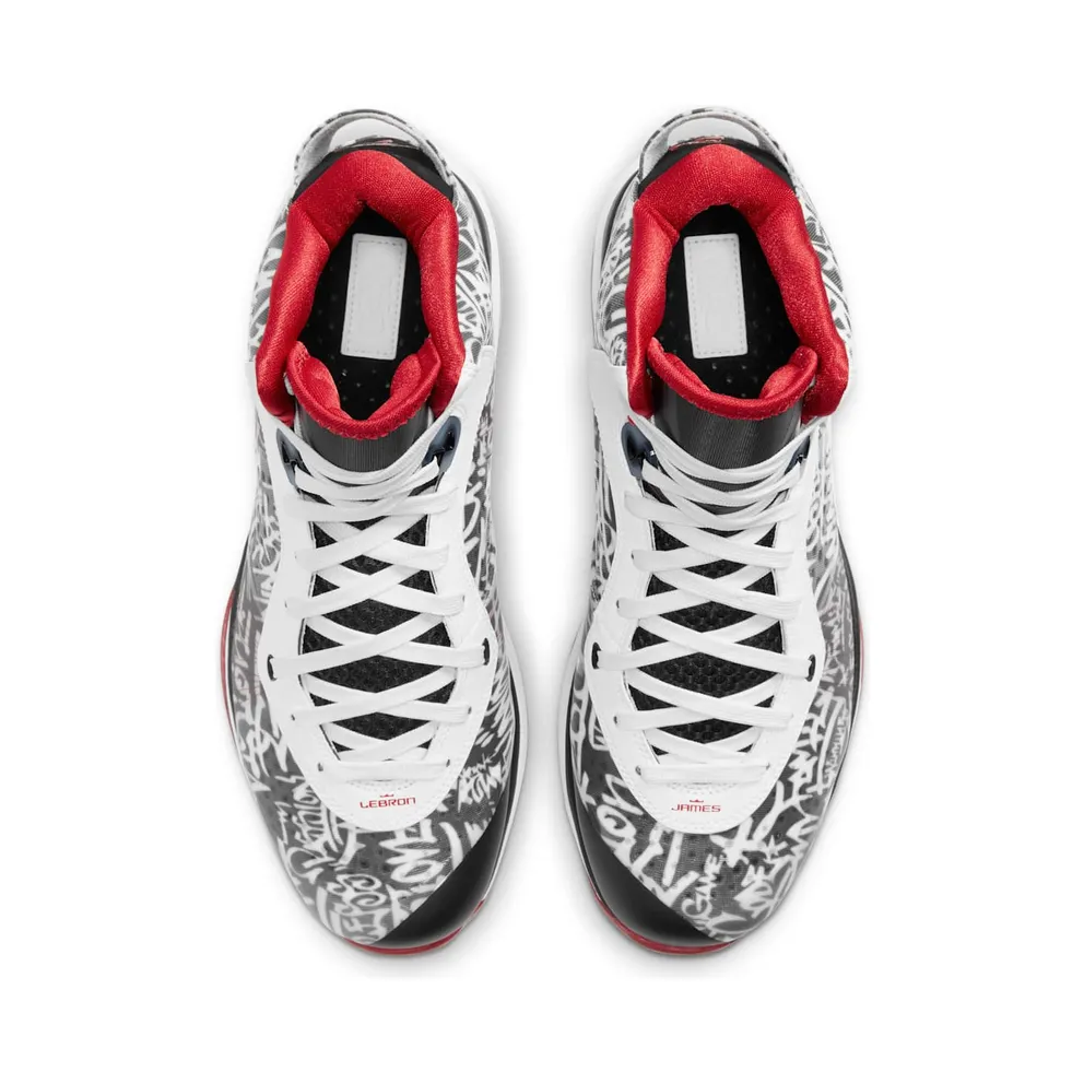 Nike LeBron 8 Graffiti White/University Red-Black (DD8306-001)