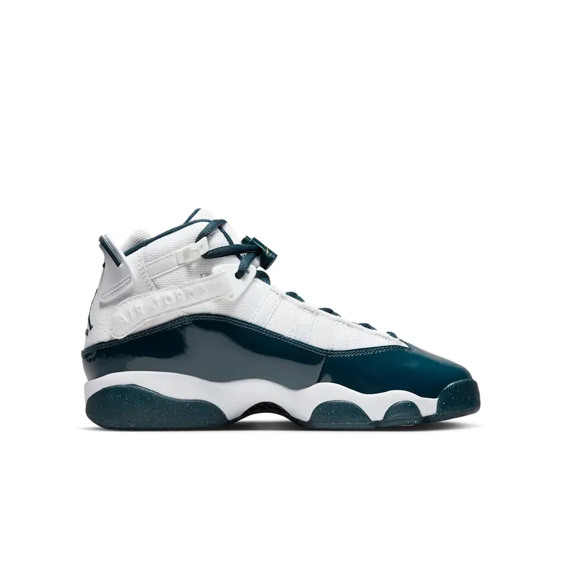 Jordan 6 Rings White Metallic Gold Armory Navy (323419-147)