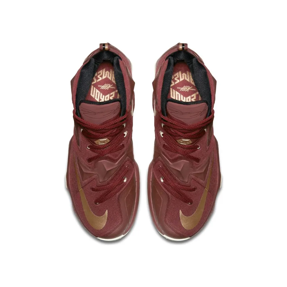 Nike LeBron 13 Bronze Team Red/Metallic Red Bronze-Black (807219-690)