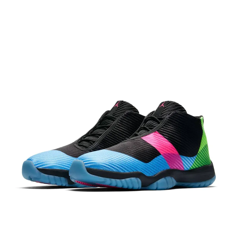 Jordan Future Quai54 (2018) Black/Black-University Blue-Pink Blast (AT9191-001)