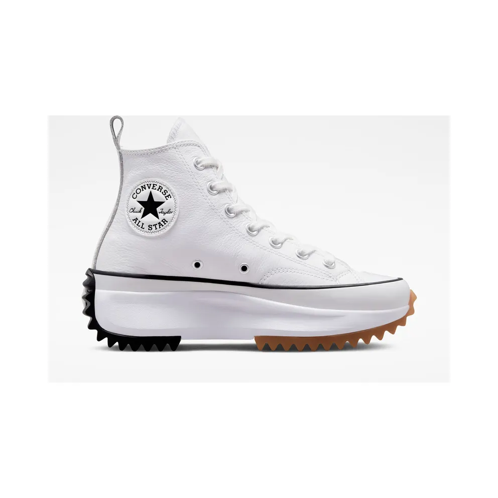Converse Run Star Hike Platform Foundational Leather Black Black (A04293C)
