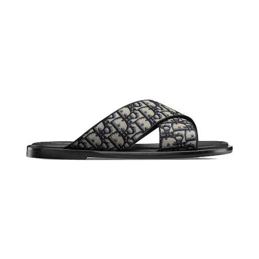 Dior Alias Sandals Blue Oblique (3SA126ZSA_H961)