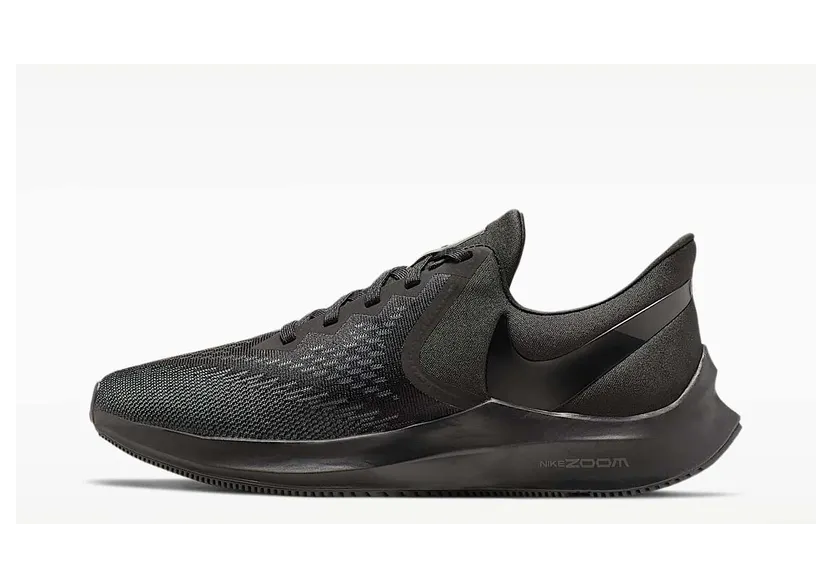 Nike Air Zoom Winflo 6 Triple Black Black/Anthracite-Black (AQ7497-004)