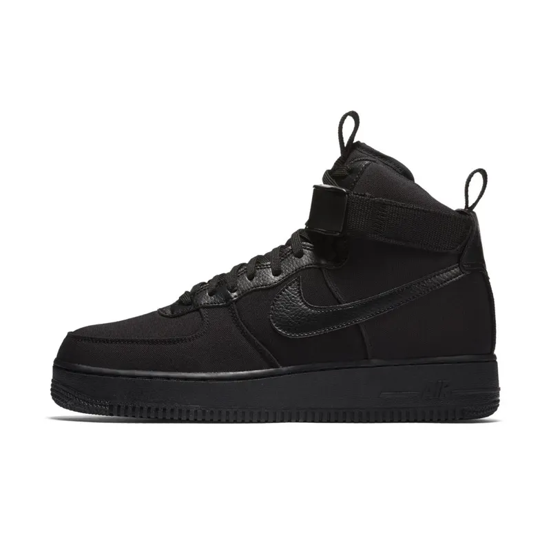 Nike Air Force 1 High ’07 Canvas Black Black Anthracite (AH6768-001)