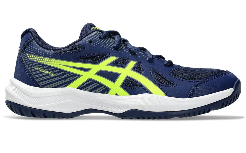 ASICS Upcourt 6 Blue Expanse Safety Yellow (1074A045-400)