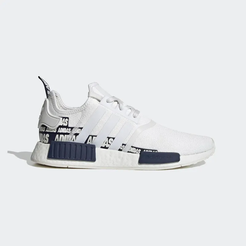 adidas NMD R1 Label Pack Crystal White Crystal White/Crystal White/Collegiate Navy (FX6795)