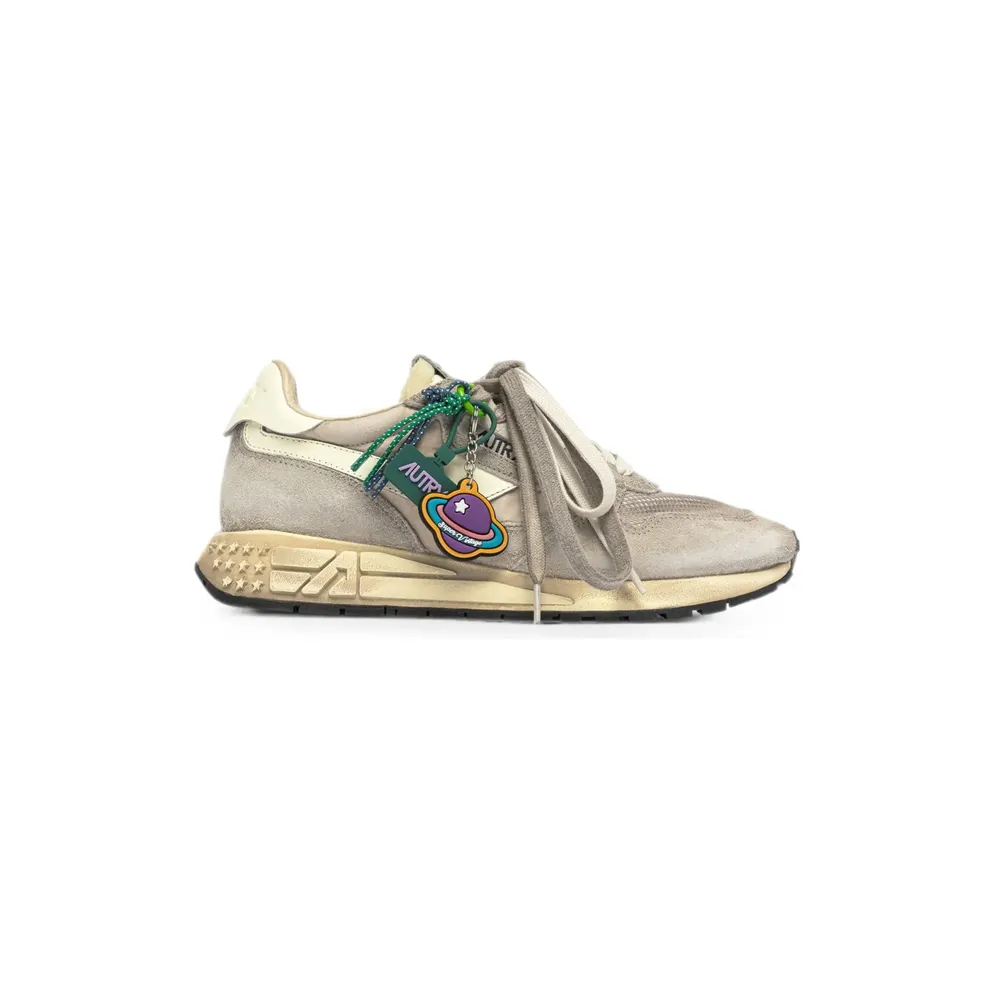 Autry Super Vintage Suede-panelled “Grey” (WVLW YG03)