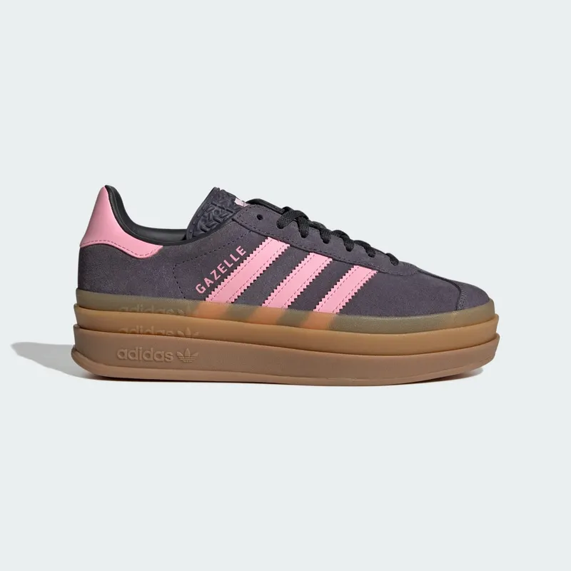 Adidas Gazelle Bold Aurora Onix / Bliss Pink / Carbon (IH6459)