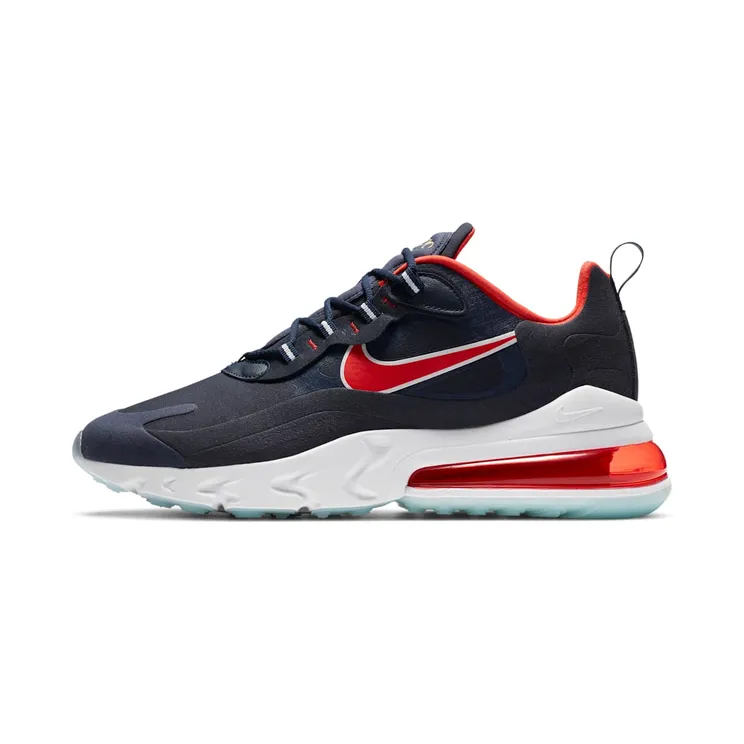Nike Air Max 270 React USA “Midnight Navy / Obsidian / White / Chile Red” (CT1280-400)