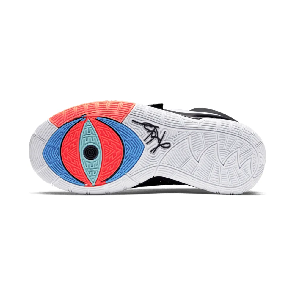 Nike Kyrie 6 Jet Black White (GS) Black/White-Bright Crimson (BQ5599-001)