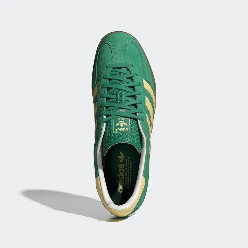 adidas Gazelle Indoor Semi Court Green / Almost Yellow / Gum (IH7500)