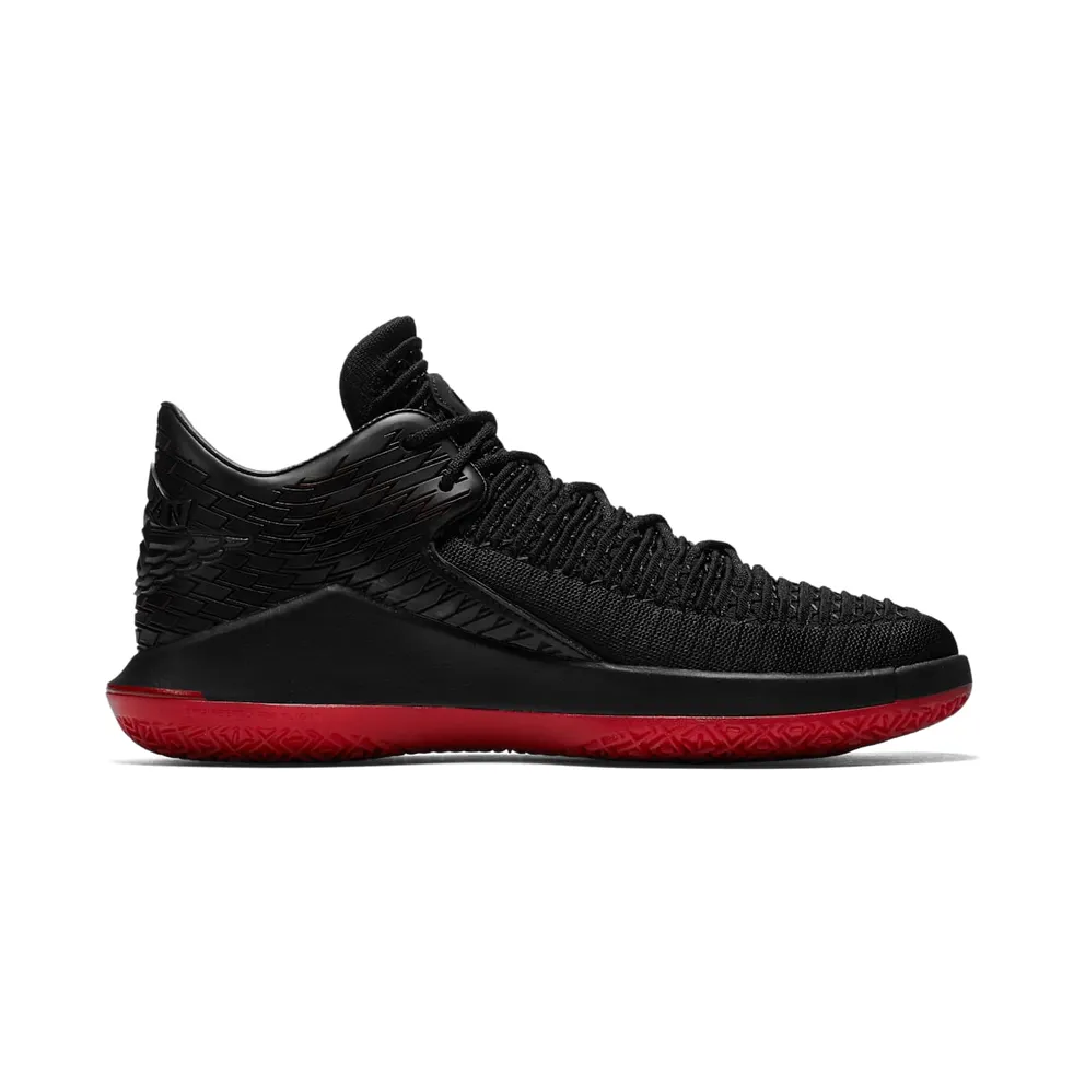 Jordan XXXII Low Last Shot Black/Gym Red-Tour Yellow (AA1256-003)