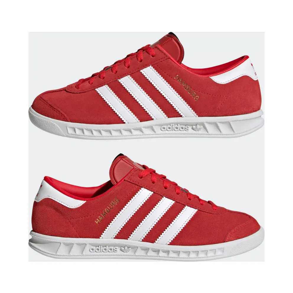 adidas Hamburg Vivid Red / Cloud White / Gold Metallic (GX3172)