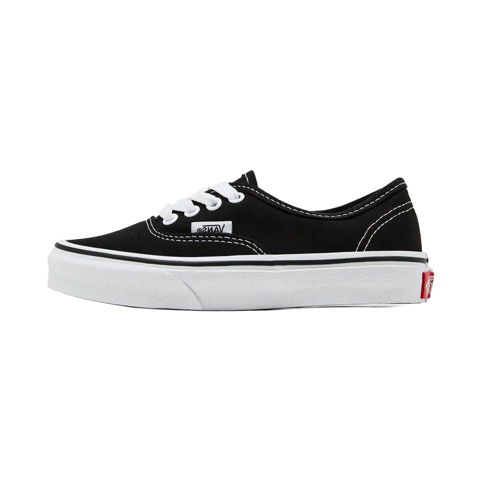 Vans Kids Black Authentic Little Kids (VN000WWX6BT1)