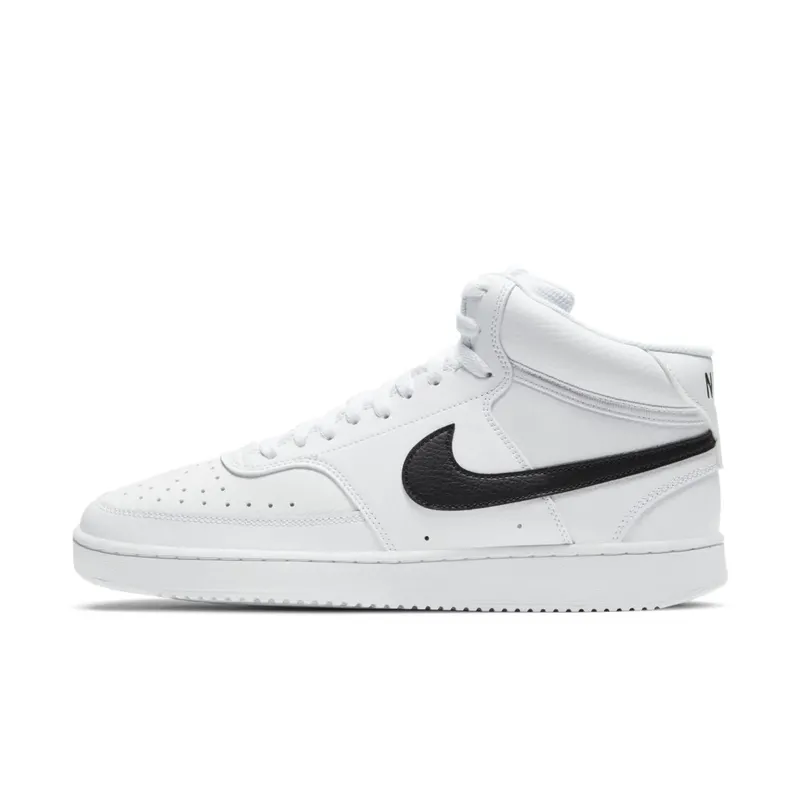 Nike Court Vision Mid White Black White/White/Black (CD5466-101)
