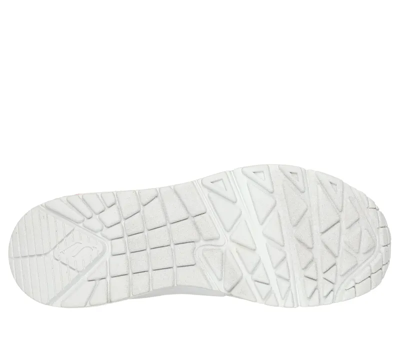 Skechers x JGoldcrown: Uno – Spread the Love – White / Coral (155507 WCRL)