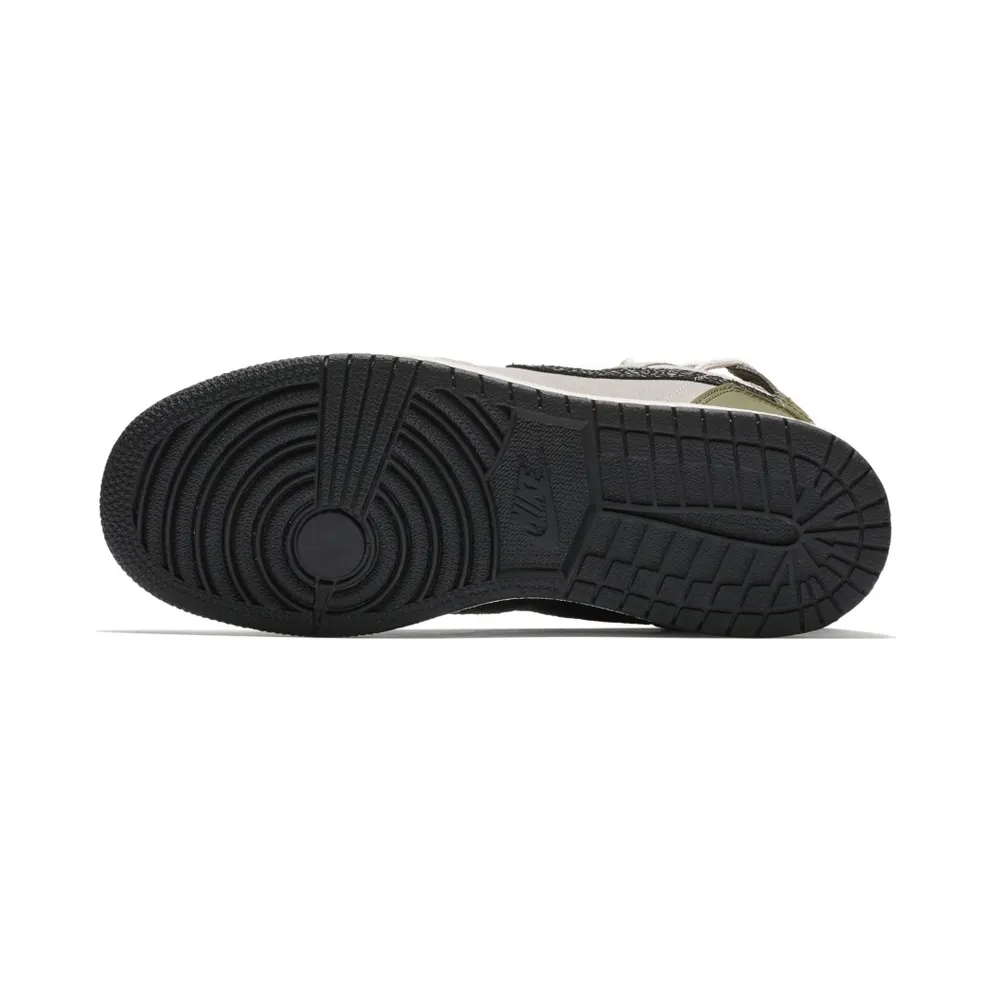 Jordan 1 Rebel XX Olive Canvas Moon Particle (W) Olive Canvas/Moon Particle-Black (AR5599-300)
