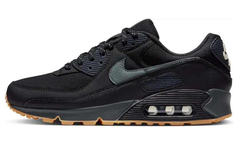 Nike Air Max 90 Black Smoke Grey Gum Reflective (FV0387-001)