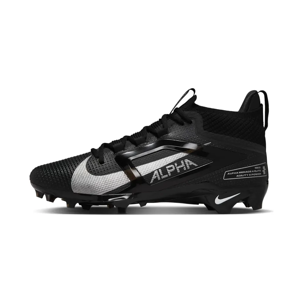 Nike Alpha Menace 4 Elite Black Metallic Silver (FD7036-002)