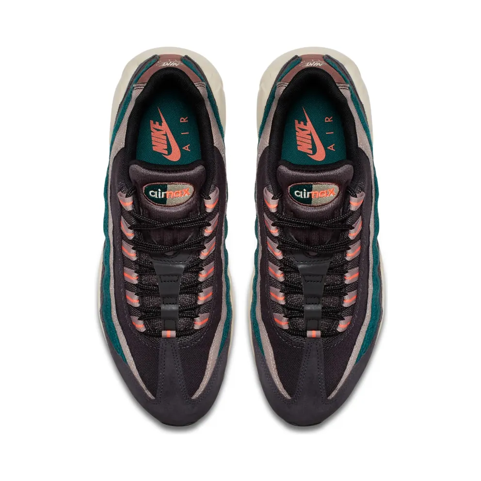 Nike Air Max 95 Grey Rainforest Bright Mango Oil Grey/Thunder Grey-Rainforest-Bright Mango (538416-018)