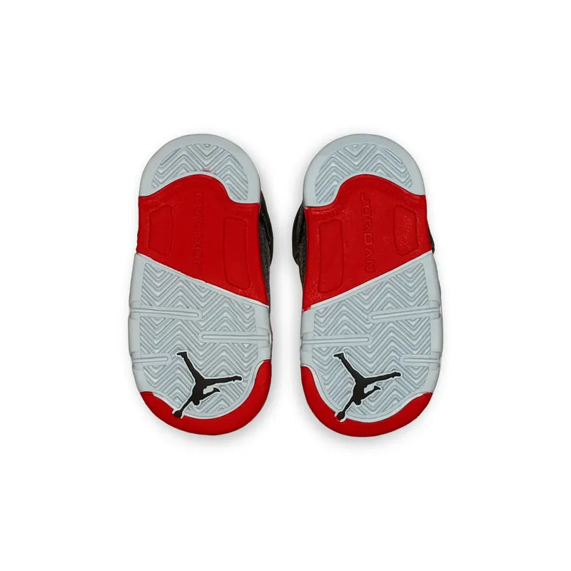 Jordan 5 Retro Satin Bred (TD) Black/University Red (440890-006)