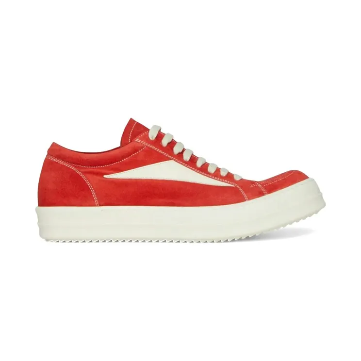 Rick Owens Temple Suede Vintage Low Carnelian Milk (RR01F2897-LVSCOX-7311)