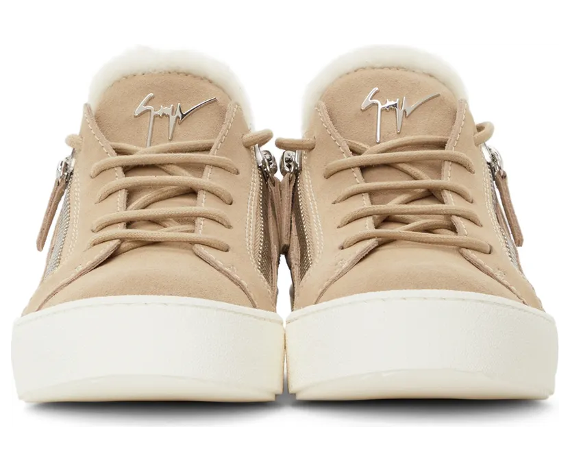 Giuseppe Zanotti Beige Frankie Winter Sneakers (RS10054 X1190) (2)