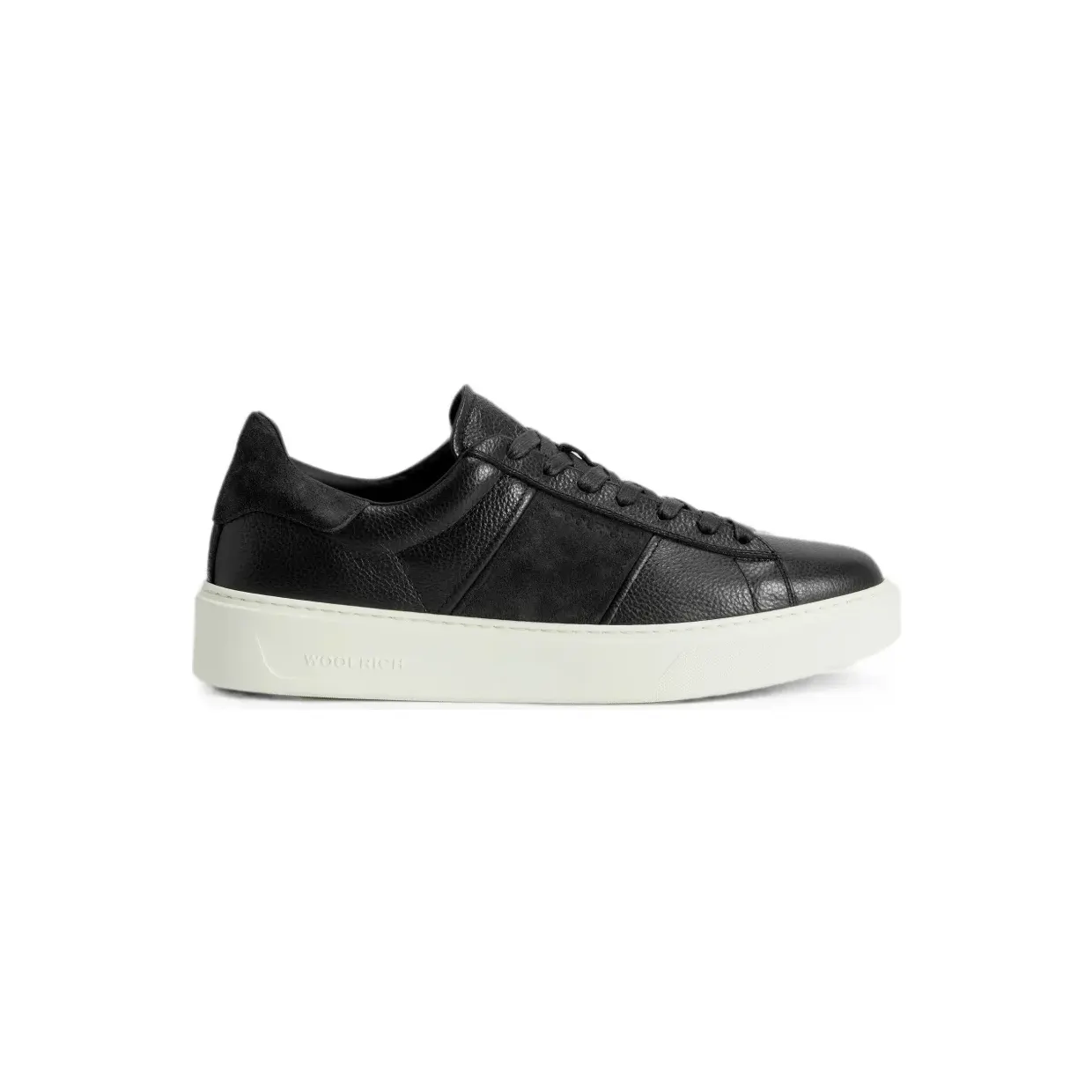 Woolrich Classic Court leren “Blue” (CMWFFO2002MRUWFAJ0)