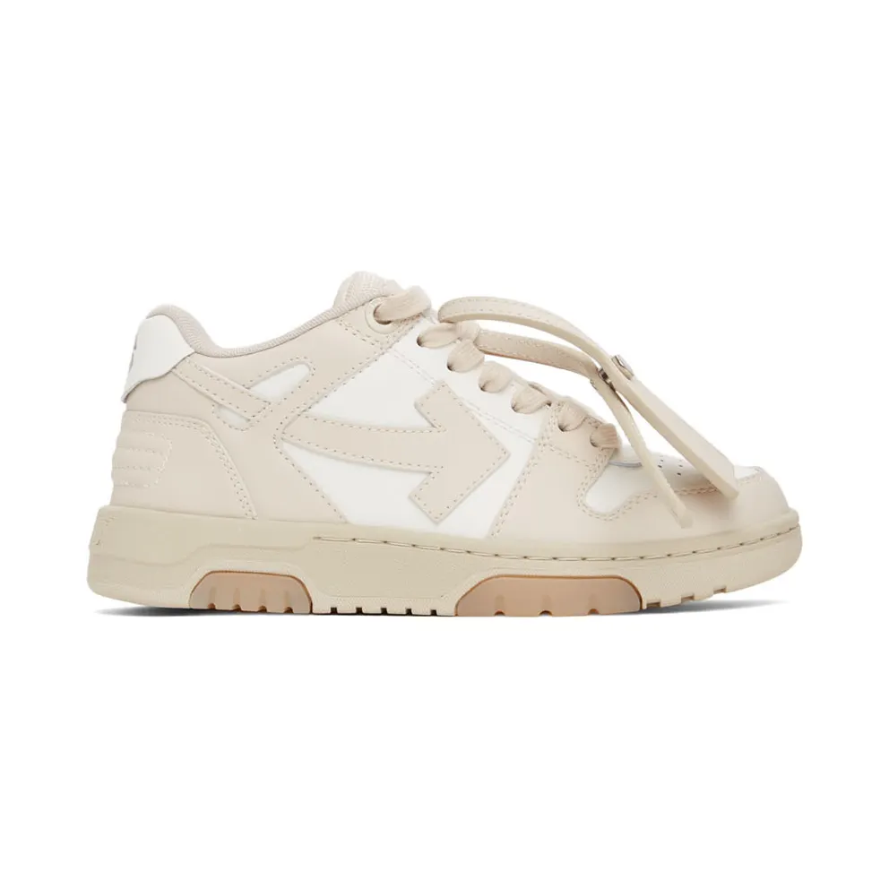 Off-White White & Beige Out Of Office ‘OOO’ (OWIA259C99LEA0010161)