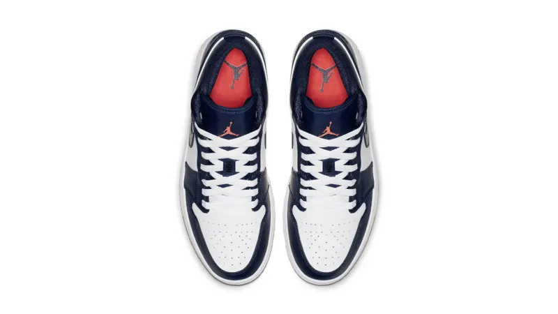 Jordan  1 Low Obsidian Ember Glow Obsidian/Ember Glow-White (553558-481)