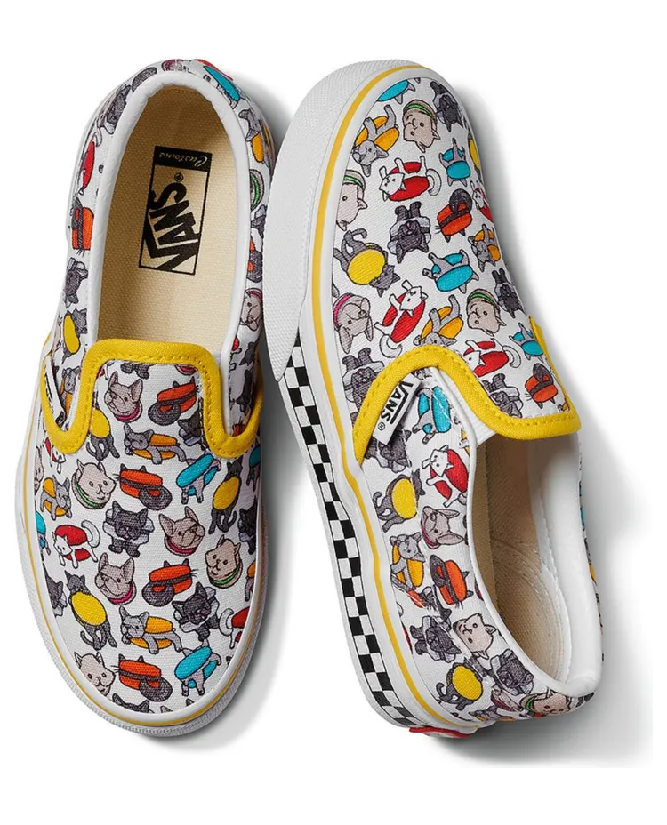 VANS Gepersonaliseerde Kids Macaron Slip-on Multicolour (VN0A3CST821)