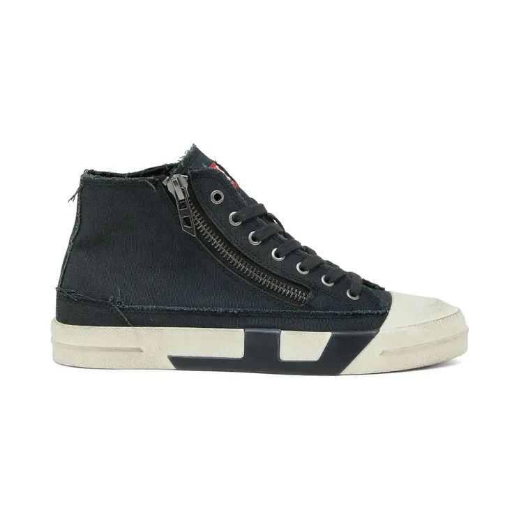 Diesel Ausgefranste S-D-Verse aus Canvas “White” (Y03895P8114)