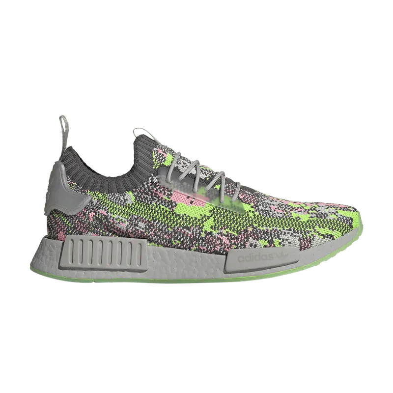 Adidas NMD_R1 Primeknit ‘Hyper Pop’ Grey Two/Grey Two/Hyper Pop (G57939)
