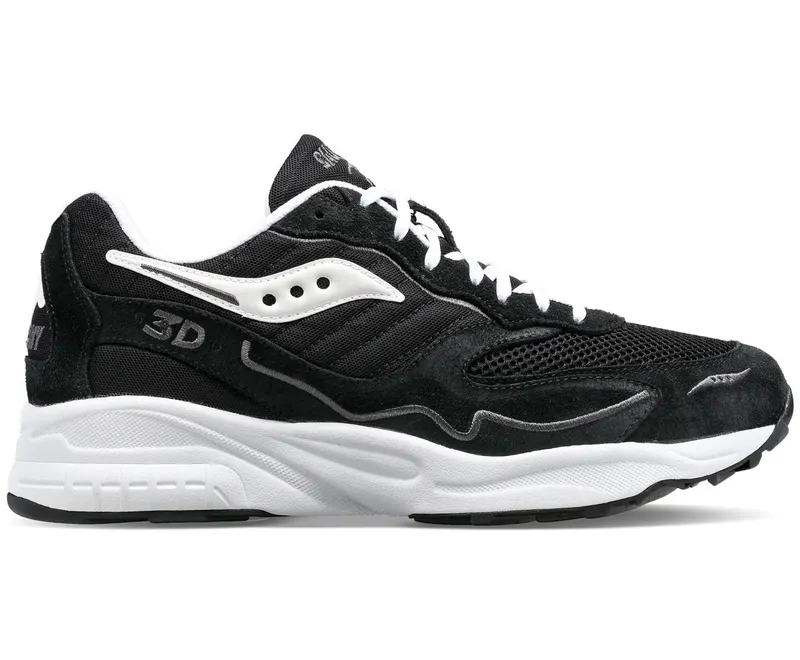 Saucony 3D Grid Hurricane Black White (S70699-2)